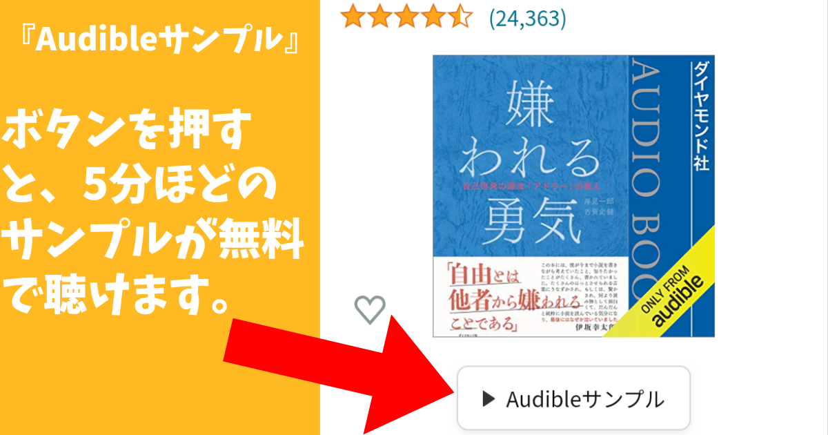 Amazon Audibleはプロのナレーターが読んでくれる